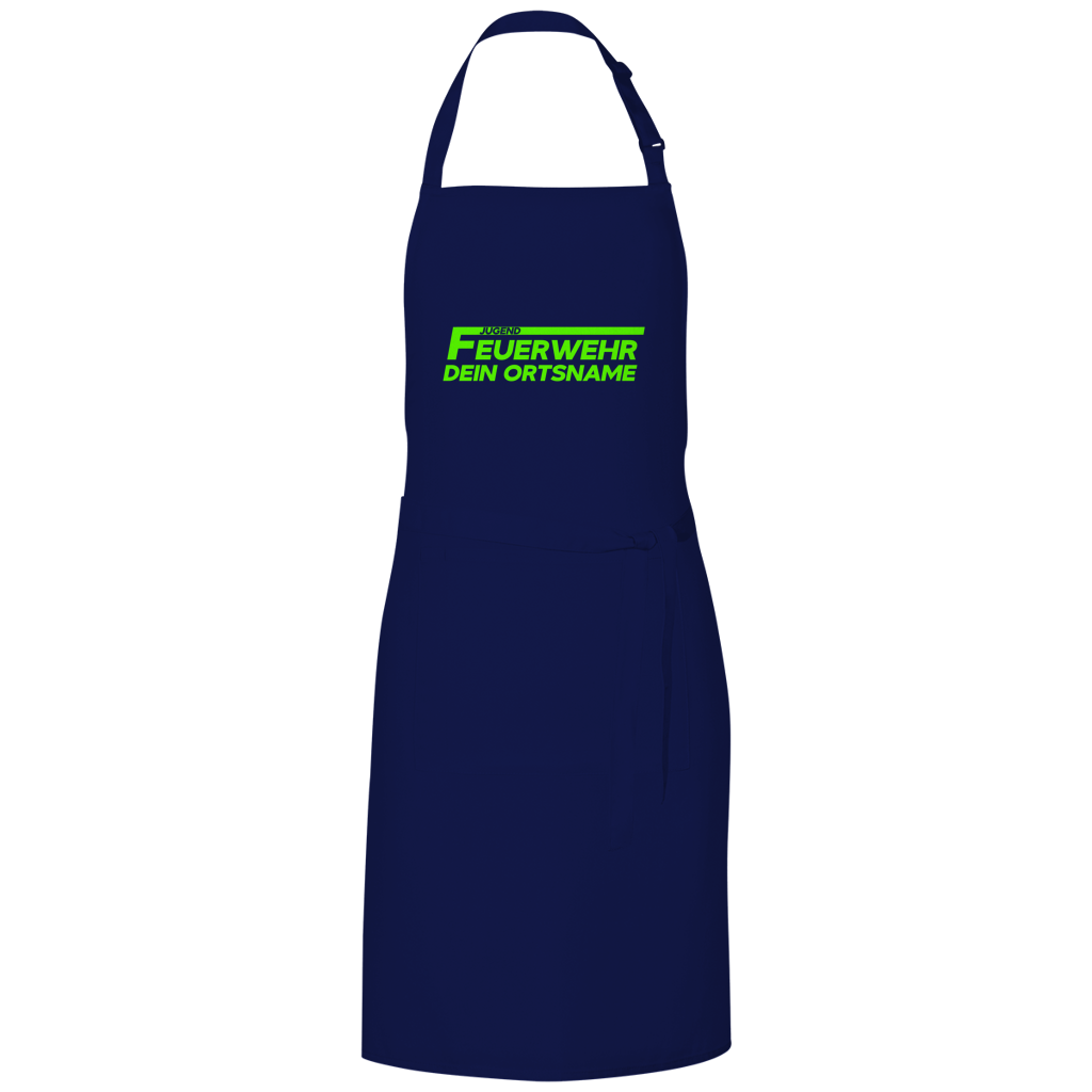 Grillschürze - Jugendfeuerwehr Grün [Personalisierbar]