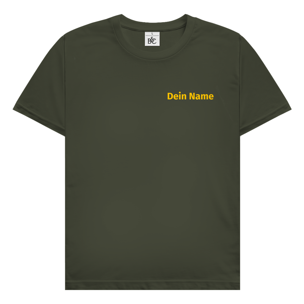 Herren T-Shirt - Freiwillige Feuerwehr Gelb [Personalisierbar]