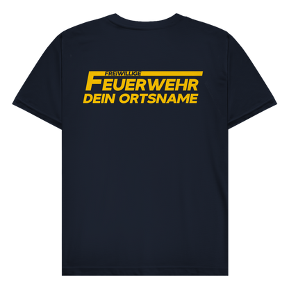 Herren T-Shirt - Freiwillige Feuerwehr Gelb [Personalisierbar]