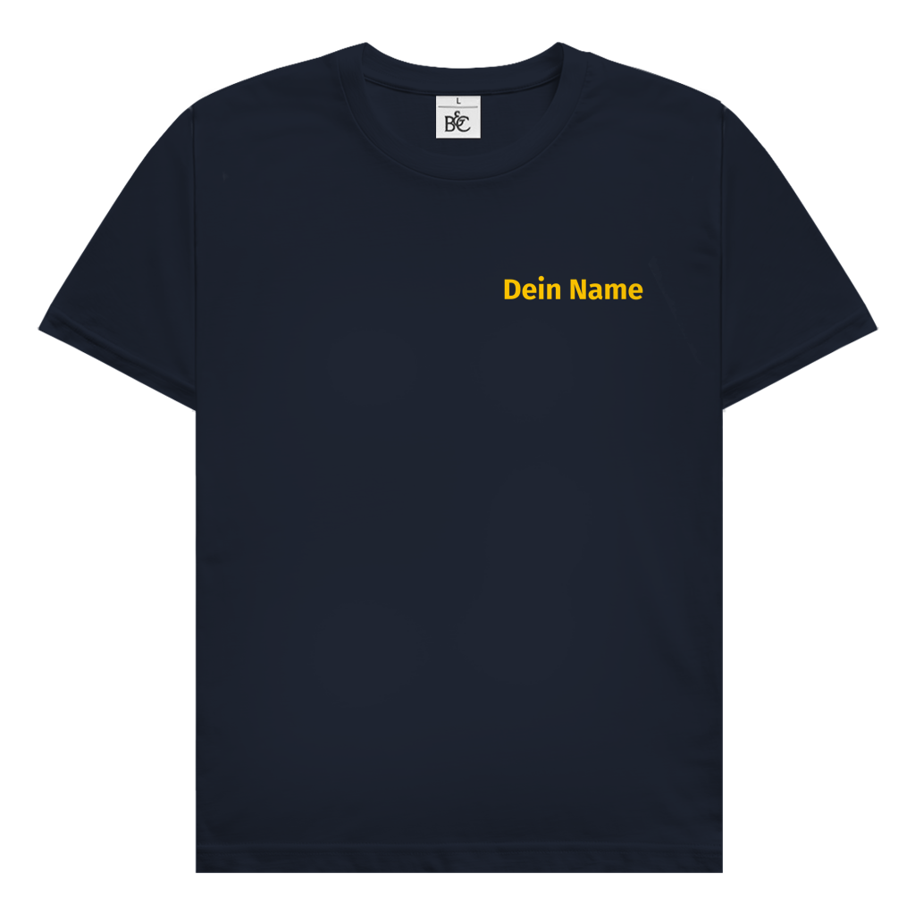 Herren T-Shirt - Freiwillige Feuerwehr Gelb [Personalisierbar]