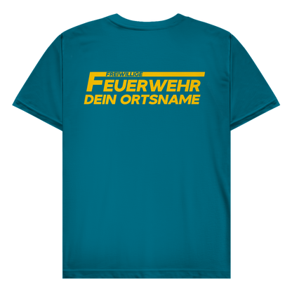 Herren T-Shirt - Freiwillige Feuerwehr Gelb [Personalisierbar]