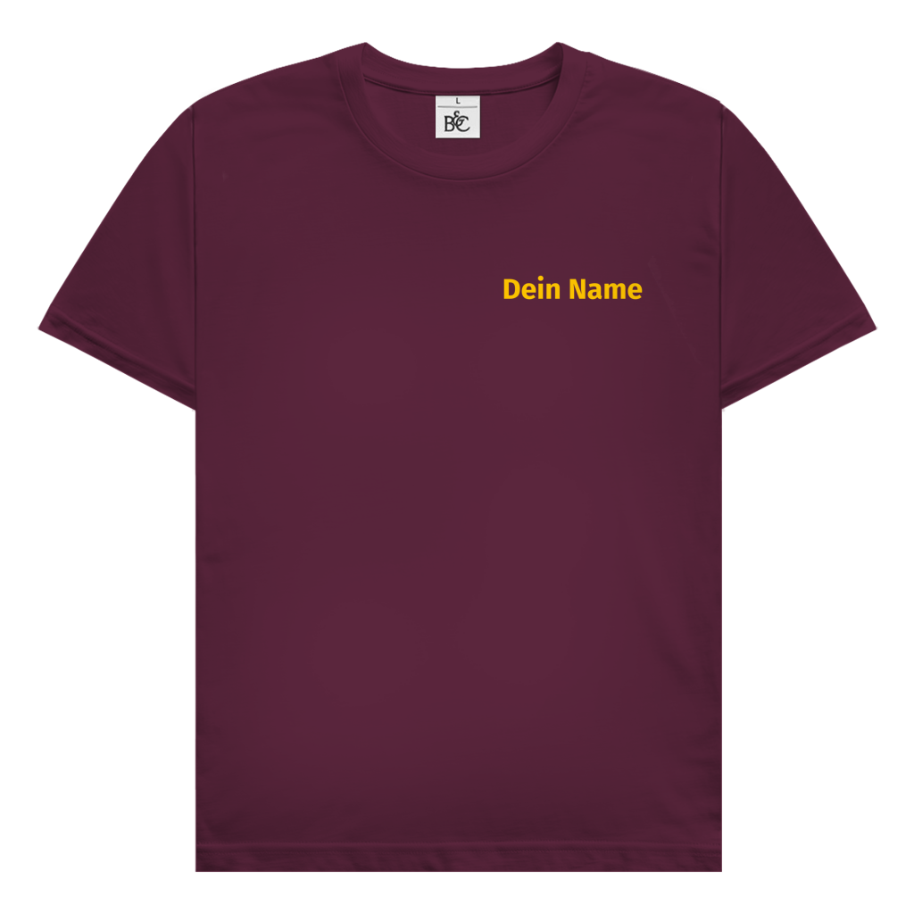 Herren T-Shirt - Freiwillige Feuerwehr Gelb [Personalisierbar]