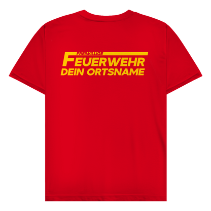 Herren T-Shirt - Freiwillige Feuerwehr Gelb [Personalisierbar]
