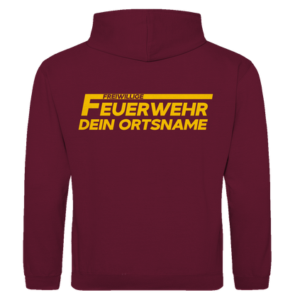 Herren Hoodie - Freiwillige Feuerwehr Gelb [Personalisierbar]