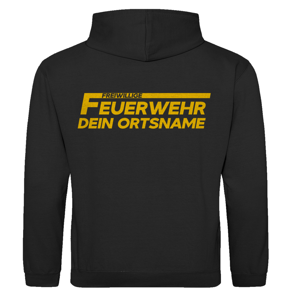 Herren Hoodie - Freiwillige Feuerwehr Gelb [Personalisierbar]