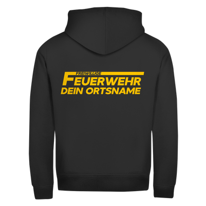 Unisex Zipper Hoodie - Freiwillige Feuerwehr Gelb [Personalisierbar]