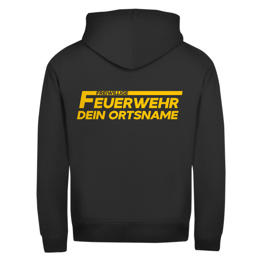 Unisex Zipper Hoodie - Freiwillige Feuerwehr Gelb [Personalisierbar]