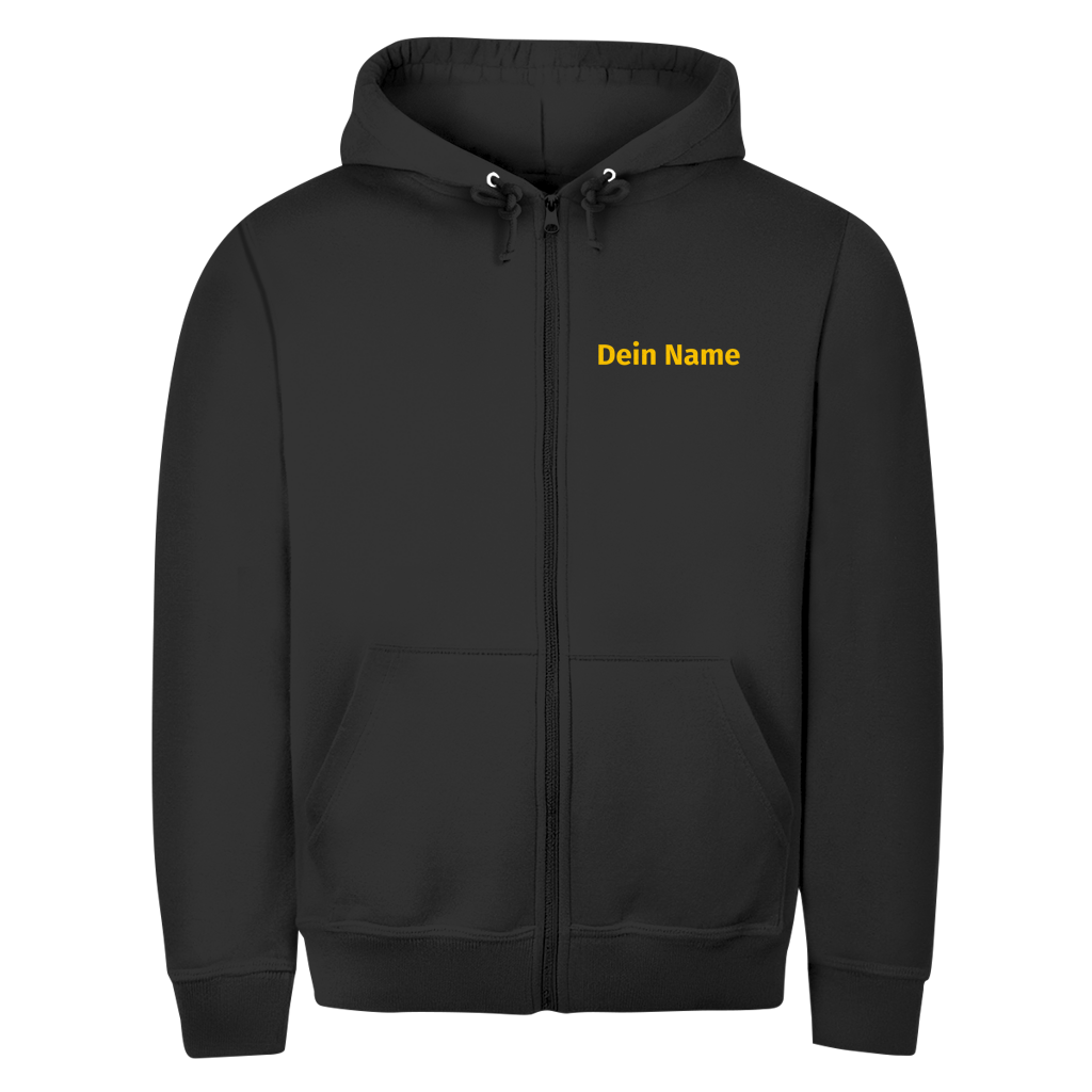 Unisex Zipper Hoodie - Freiwillige Feuerwehr Gelb [Personalisierbar]