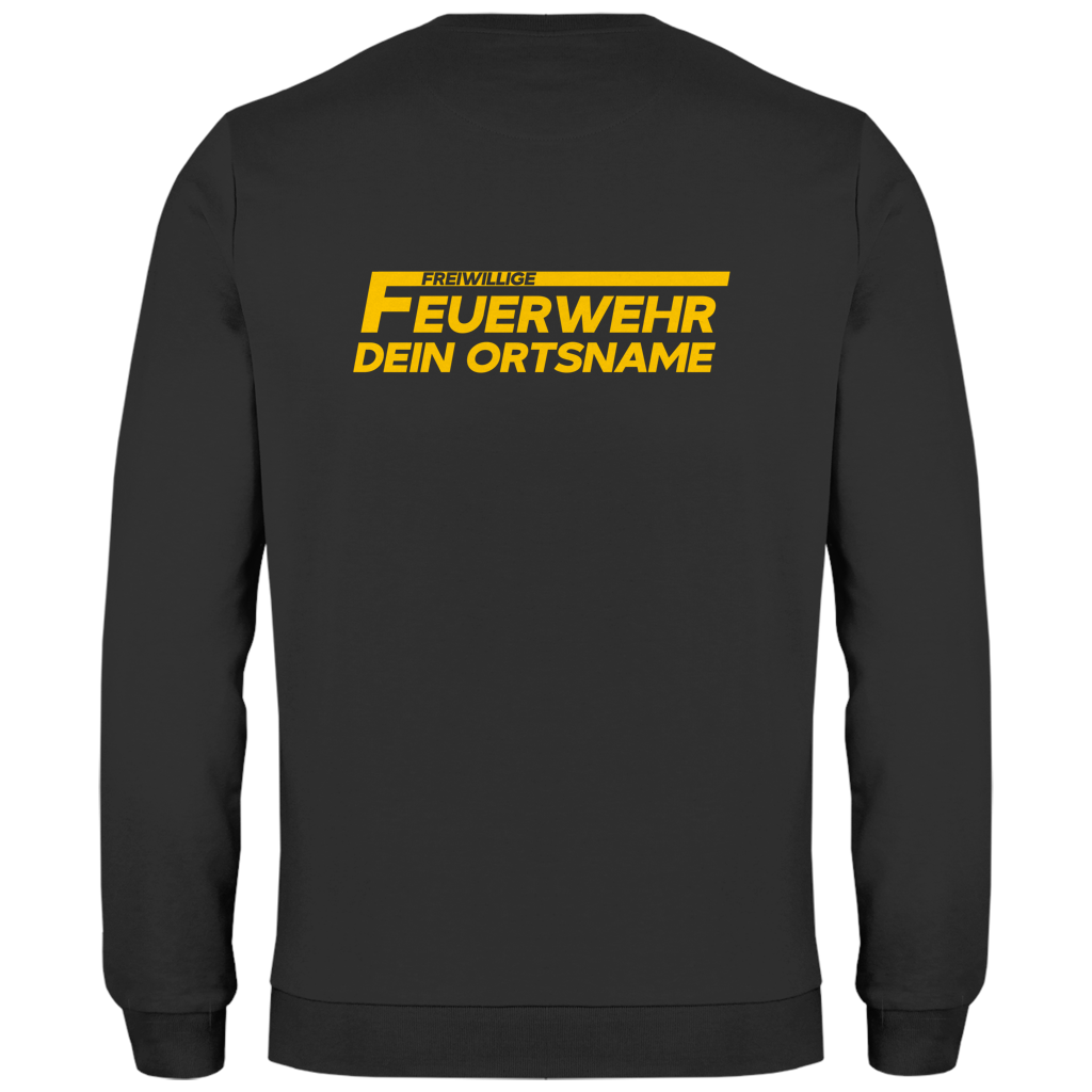 Herren Sweatshirt - Freiwillige Feuerwehr Gelb [Personalisierbar]