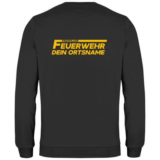 Herren Sweatshirt - Freiwillige Feuerwehr Gelb [Personalisierbar]