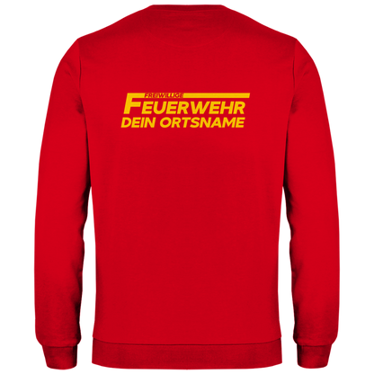 Herren Sweatshirt - Freiwillige Feuerwehr Gelb [Personalisierbar]