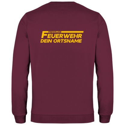 Herren Sweatshirt - Freiwillige Feuerwehr Gelb [Personalisierbar]