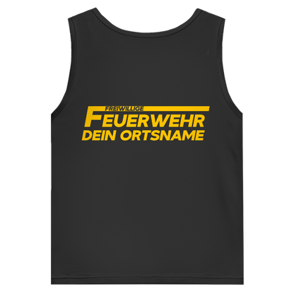 Herren Tank Top - Freiwillige Feuerwehr Gelb [Personalisierbar]