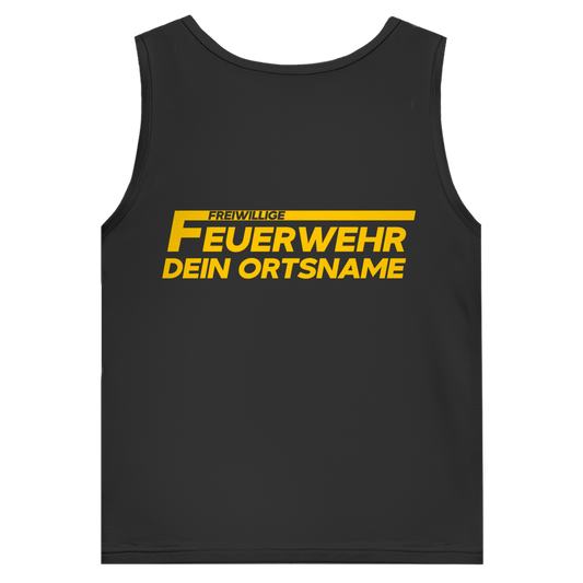 Herren Tank Top - Freiwillige Feuerwehr Gelb [Personalisierbar]