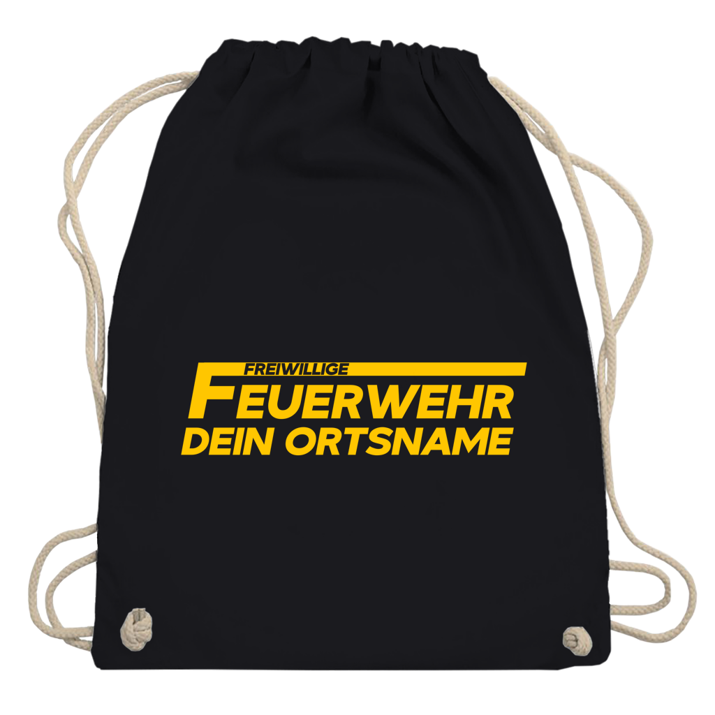 Turnbeutel - Freiwillige Feuerwehr Gelb [Personalisierbar]
