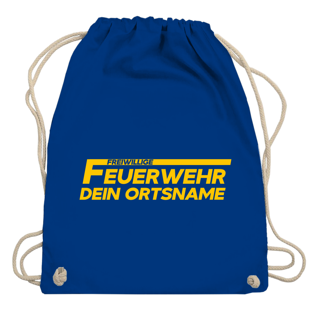 Turnbeutel - Freiwillige Feuerwehr Gelb [Personalisierbar]