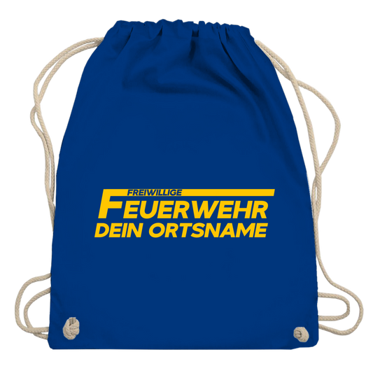 Turnbeutel - Freiwillige Feuerwehr Gelb [Personalisierbar]