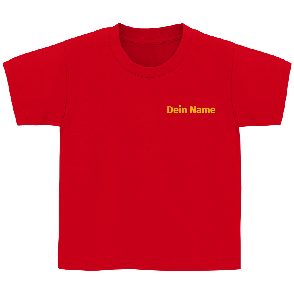 Kinder T-Shirt - Freiwillige Feuerwehr Gelb [Personalisierbar]