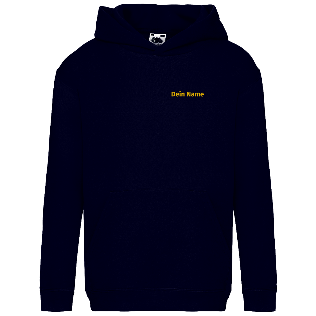 Kinder Hoodie - Freiwillige Feuerwehr Gelb [Personalisierbar]