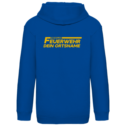 Kinder Hoodie - Freiwillige Feuerwehr Gelb [Personalisierbar]