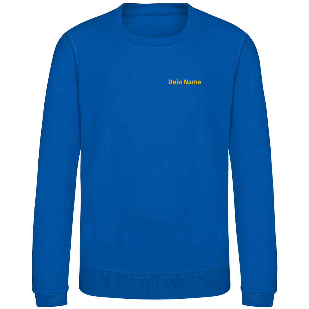 Kinder Sweatshirt - Freiwillige Feuerwehr Gelb [Personalisierbar]
