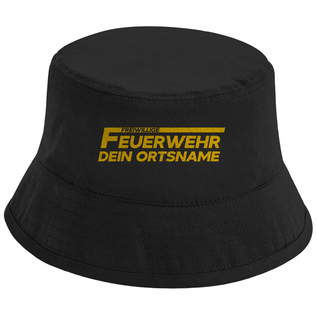 Bucket Hat - Freiwillige Feuerwehr Gelb [Personalisierbar]