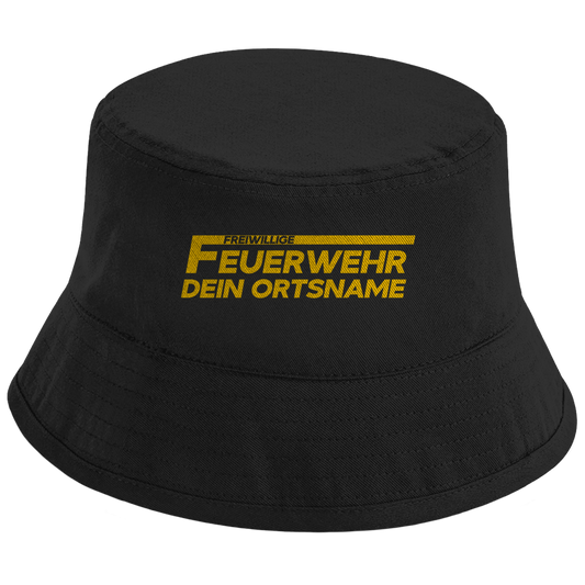 Bucket Hat - Freiwillige Feuerwehr Gelb [Personalisierbar]