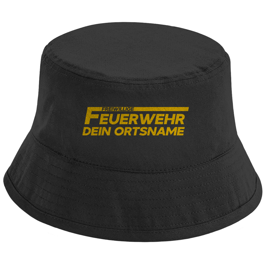 Bucket Hat - Freiwillige Feuerwehr Gelb [Personalisierbar]