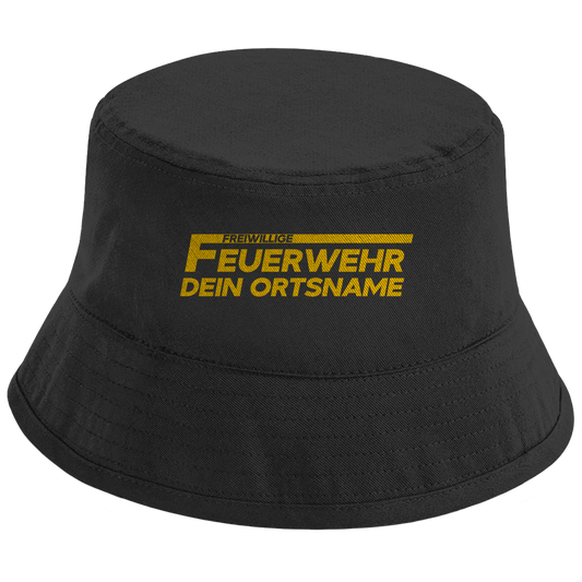Bucket Hat - Freiwillige Feuerwehr Gelb [Personalisierbar]