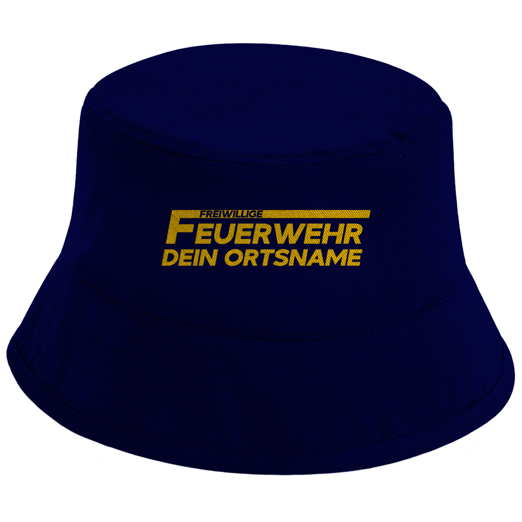 Bucket Hat - Freiwillige Feuerwehr Gelb [Personalisierbar]