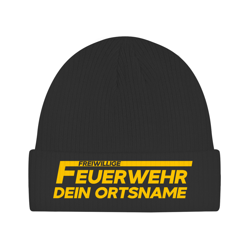 Beanie - Freiwillige Feuerwehr Gelb [Personalisierbar]
