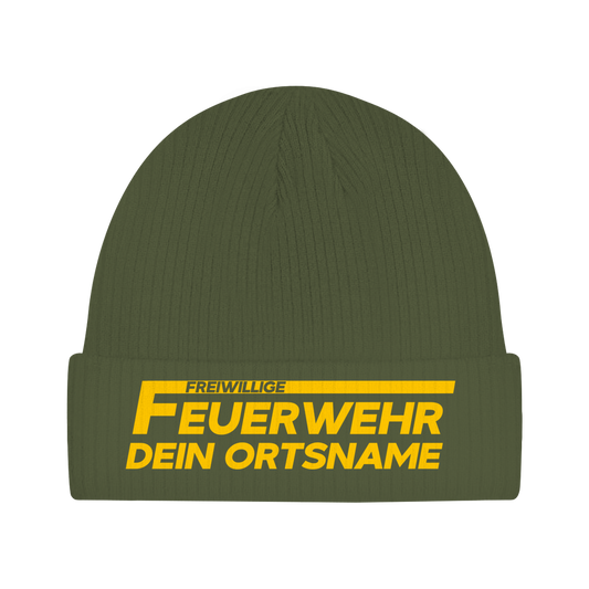 Beanie - Freiwillige Feuerwehr Gelb [Personalisierbar]