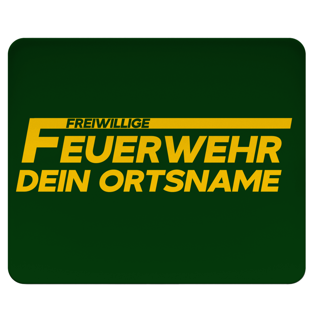 Mousepad - Freiwillige Feuerwehr Gelb [Personalisierbar]