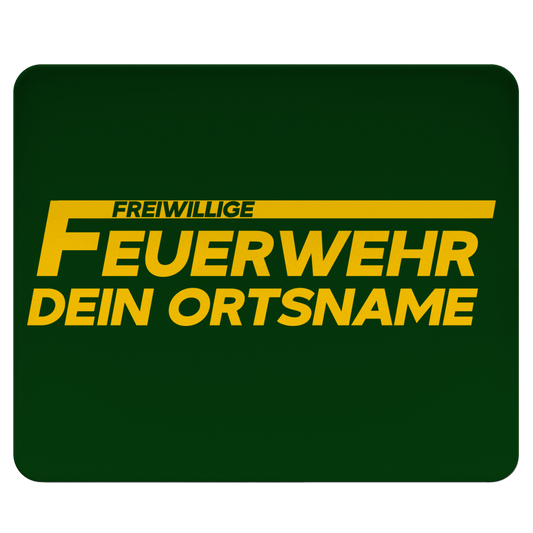 Mousepad - Freiwillige Feuerwehr Gelb [Personalisierbar]