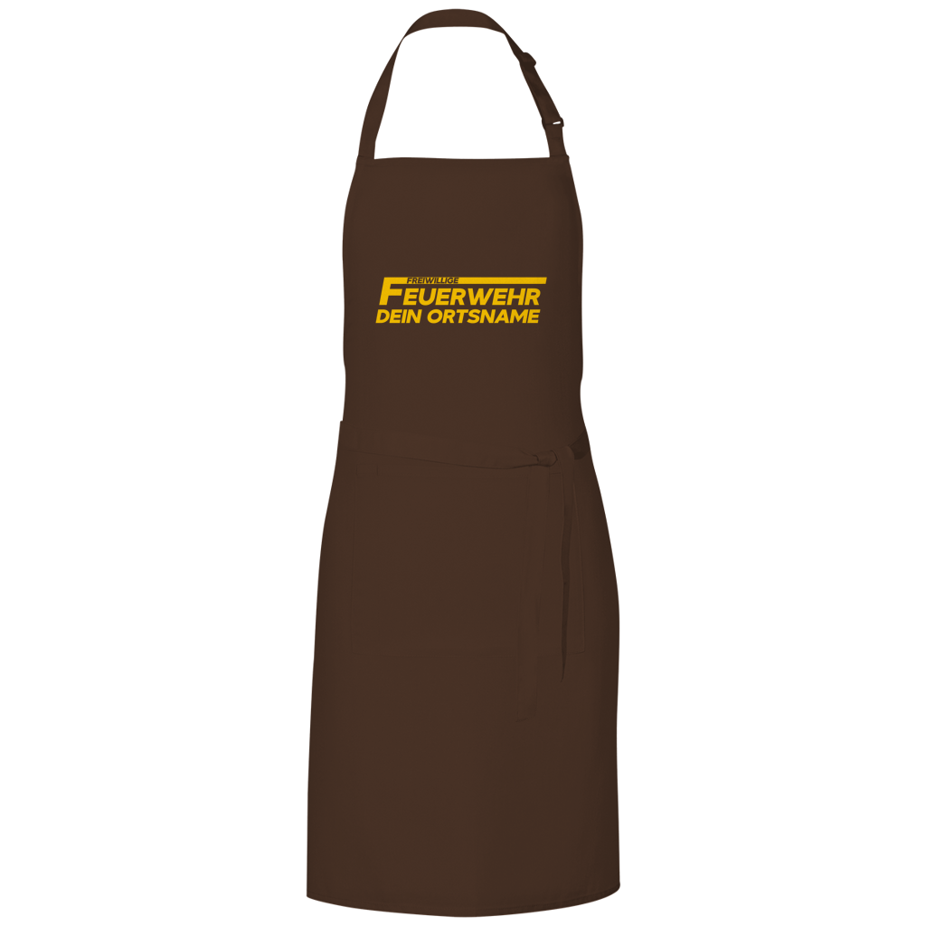 Grillschürze - Freiwillige Feuerwehr Gelb [Personalisierbar]