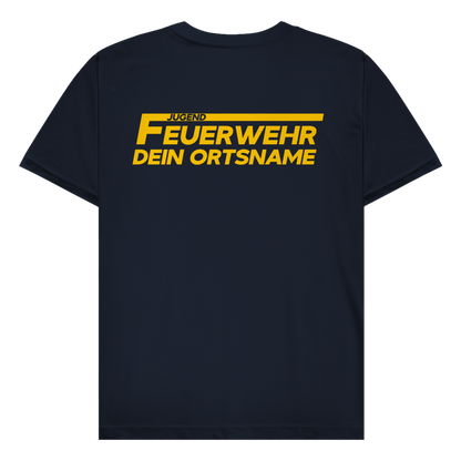 Herren T-Shirt - Jugendfeuerwehr Gelb [Personalisierbar]