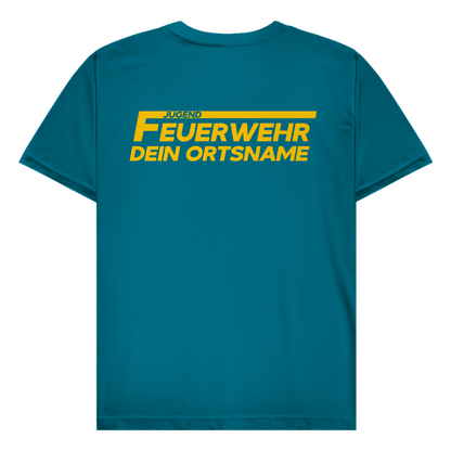 Herren T-Shirt - Jugendfeuerwehr Gelb [Personalisierbar]