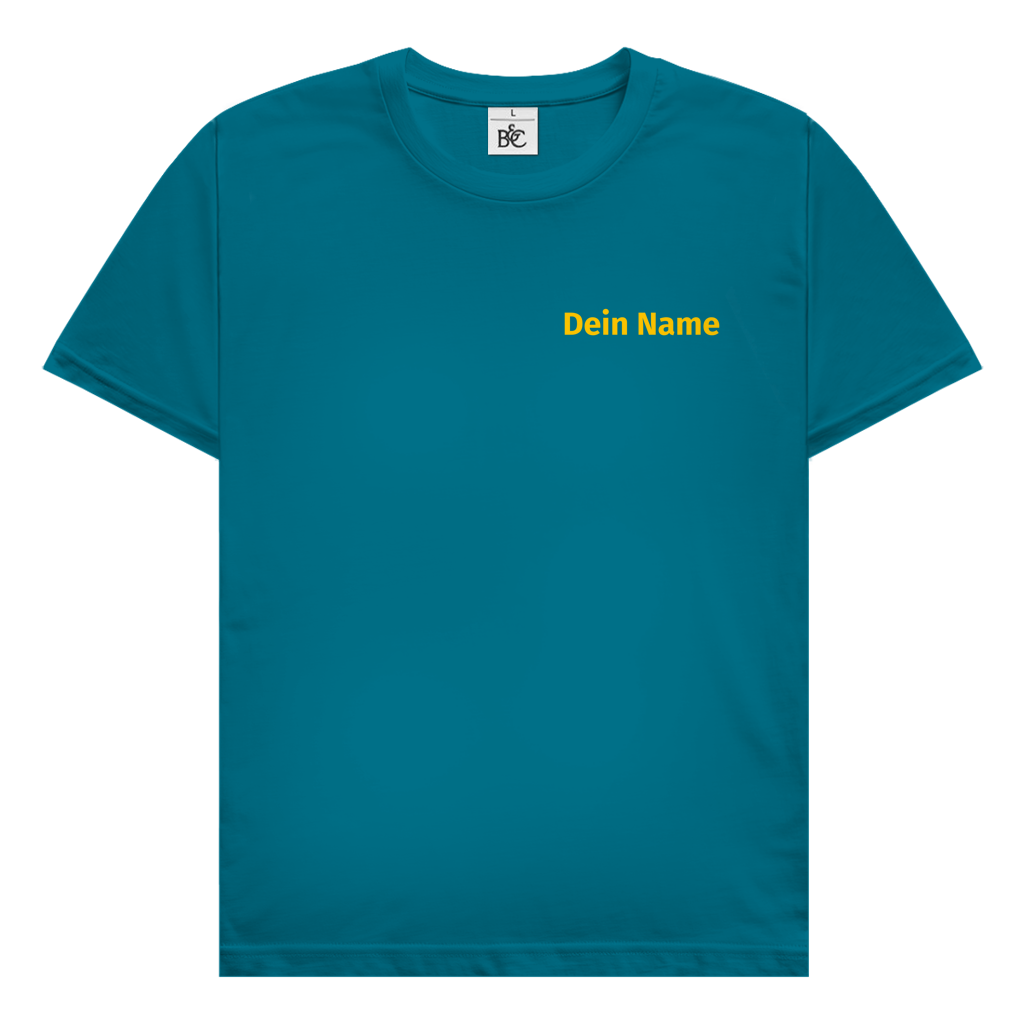 Herren T-Shirt - Jugendfeuerwehr Gelb [Personalisierbar]