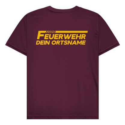 Herren T-Shirt - Jugendfeuerwehr Gelb [Personalisierbar]