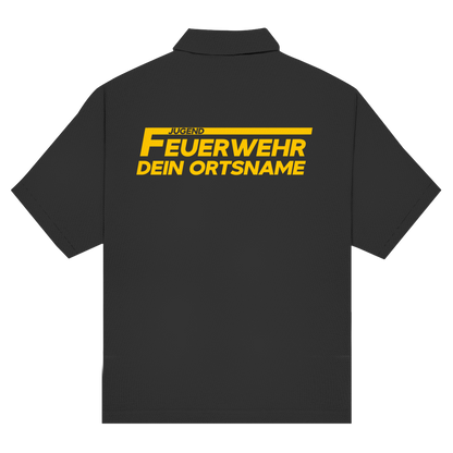 Unisex Poloshirt - Jugendfeuerwehr Gelb [Personalisierbar]