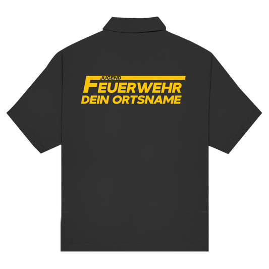 Unisex Poloshirt - Jugendfeuerwehr Gelb [Personalisierbar]
