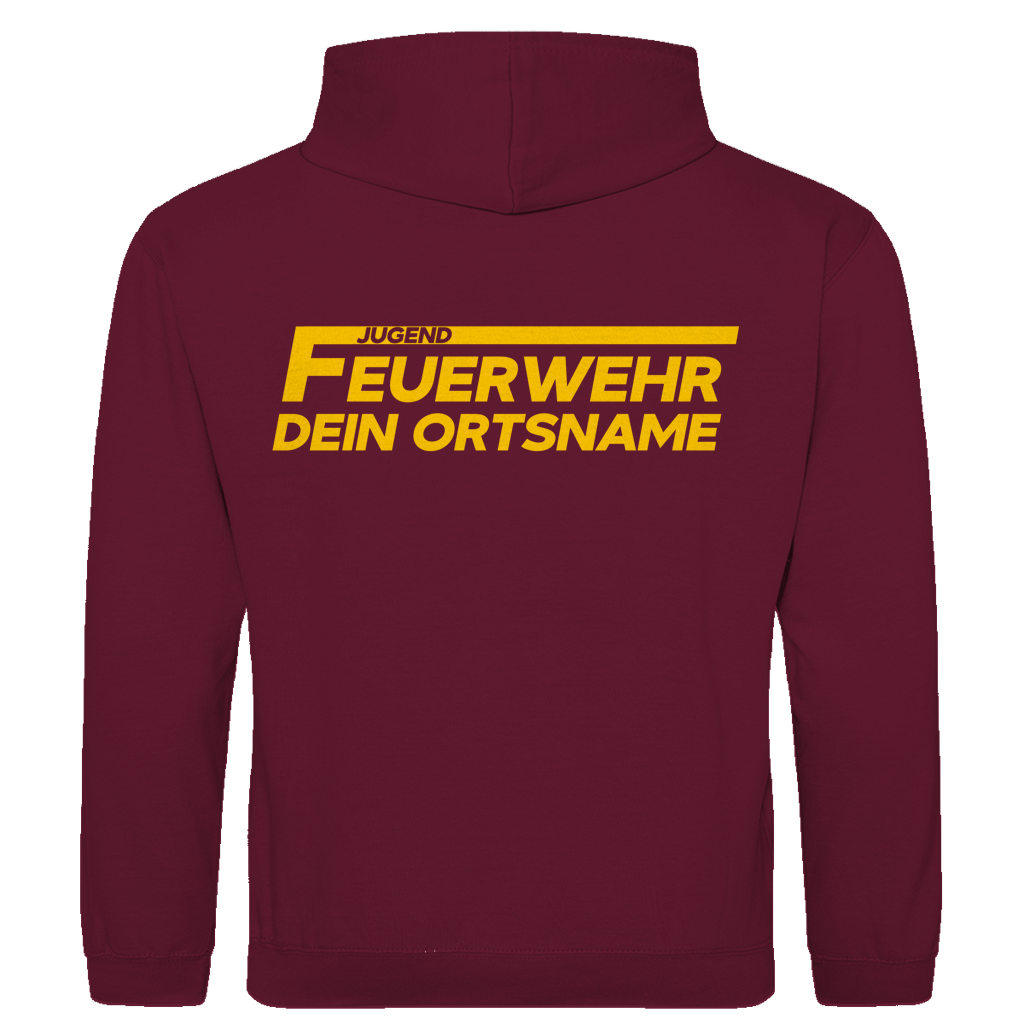 Herren Hoodie - Jugendfeuerwehr Gelb [Personalisierbar]