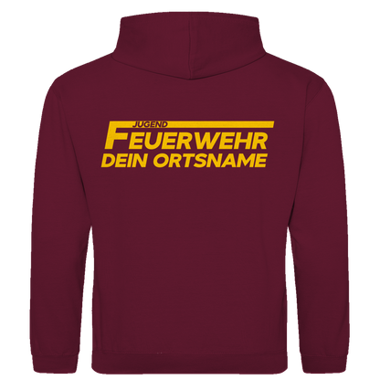 Herren Hoodie - Jugendfeuerwehr Gelb [Personalisierbar]