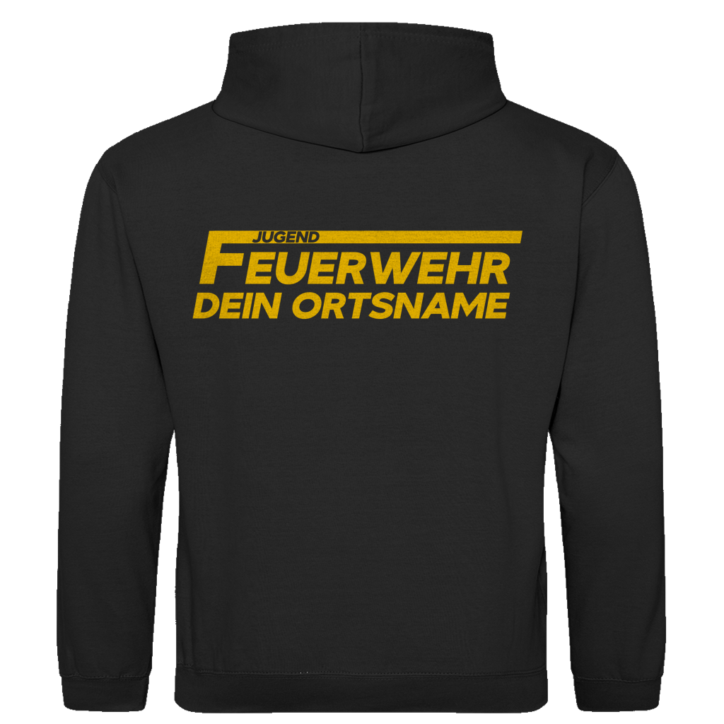 Herren Hoodie - Jugendfeuerwehr Gelb [Personalisierbar]