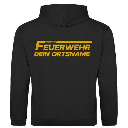 Herren Hoodie - Jugendfeuerwehr Gelb [Personalisierbar]