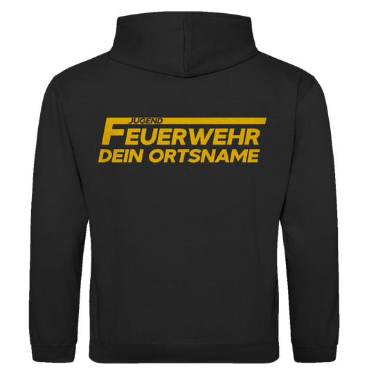 Herren Hoodie - Jugendfeuerwehr Gelb [Personalisierbar]