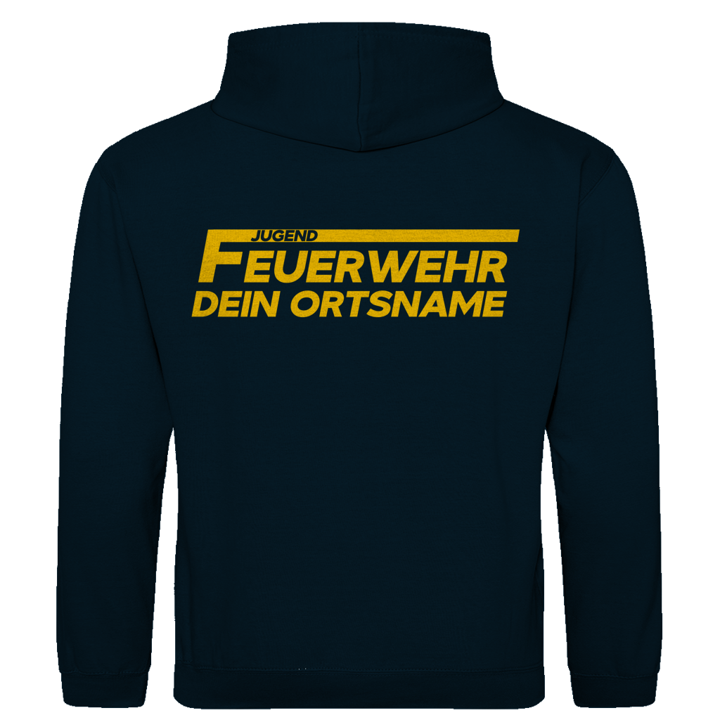Herren Hoodie - Jugendfeuerwehr Gelb [Personalisierbar]