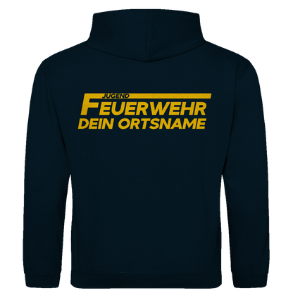 Herren Hoodie - Jugendfeuerwehr Gelb [Personalisierbar]