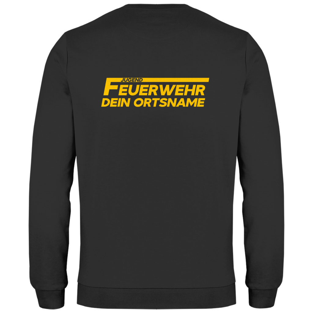 Herren Sweatshirt - Jugendfeuerwehr Gelb [Personalisierbar]
