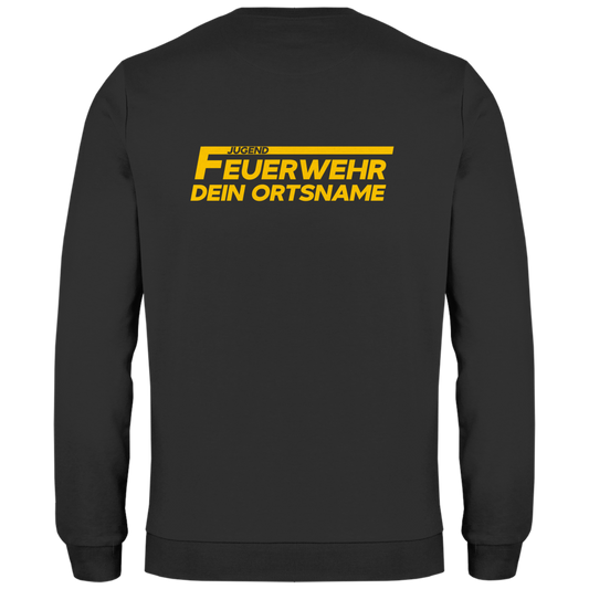 Herren Sweatshirt - Jugendfeuerwehr Gelb [Personalisierbar]